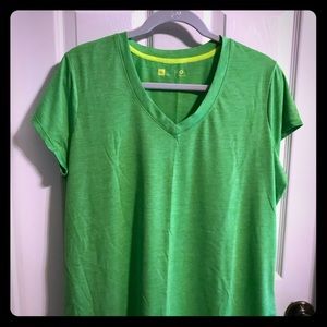NWOT Xersion workout tee, bright green